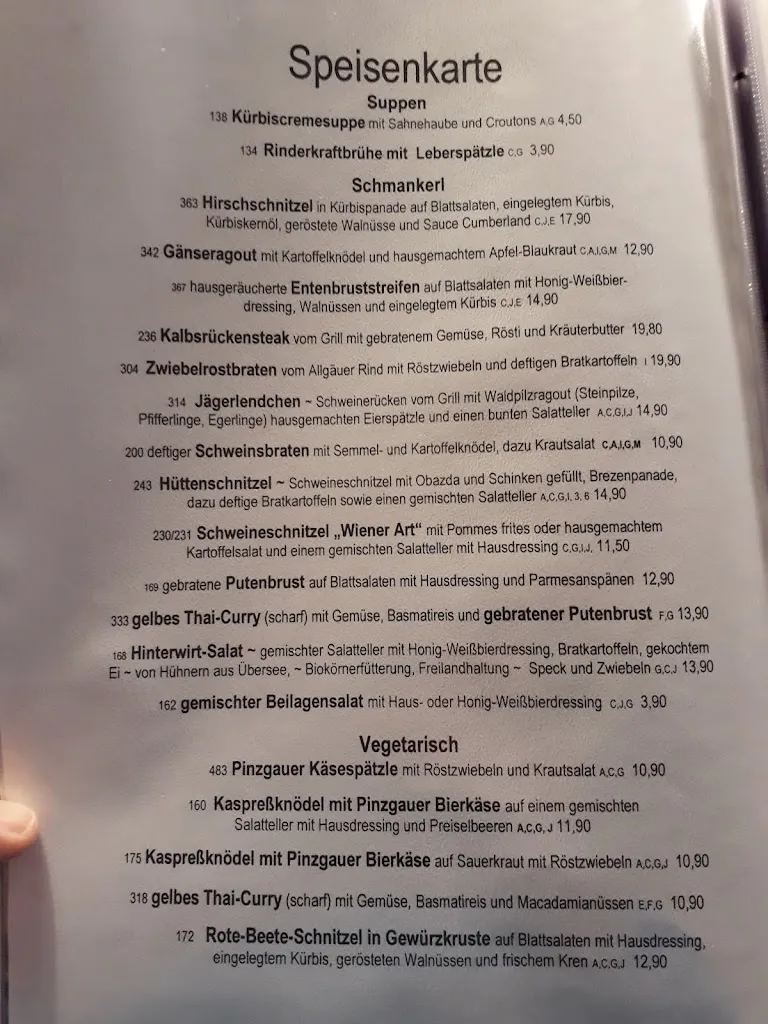 Menu_Gasthof Hinterwirt mit Biergarten_Übersee_image_4