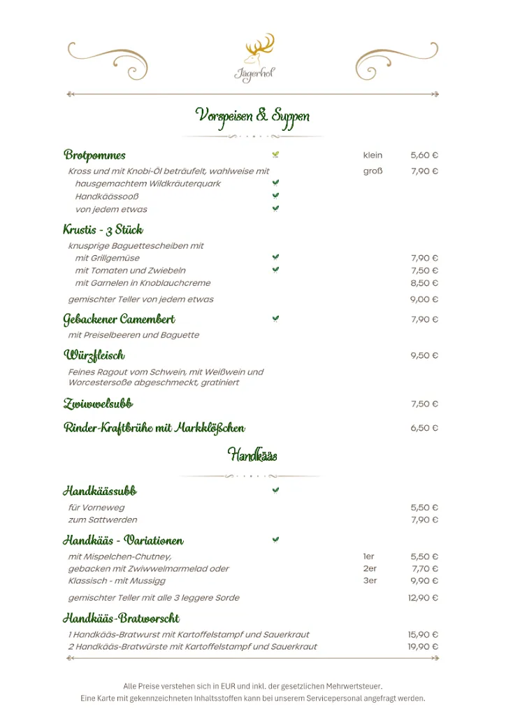 Menu_Restaurant Jägerhof_Main_immagine_4