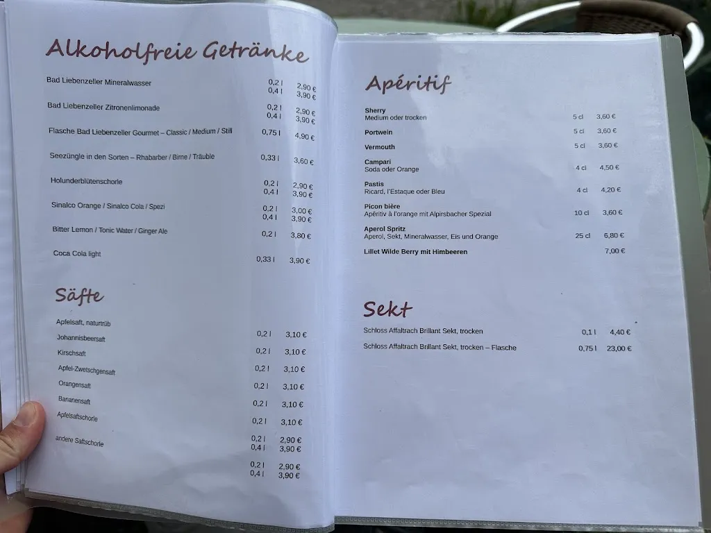 Menu_MAISENBACHER HIRSCH - Wirtshaus und Garten_Liebenzell_image_1