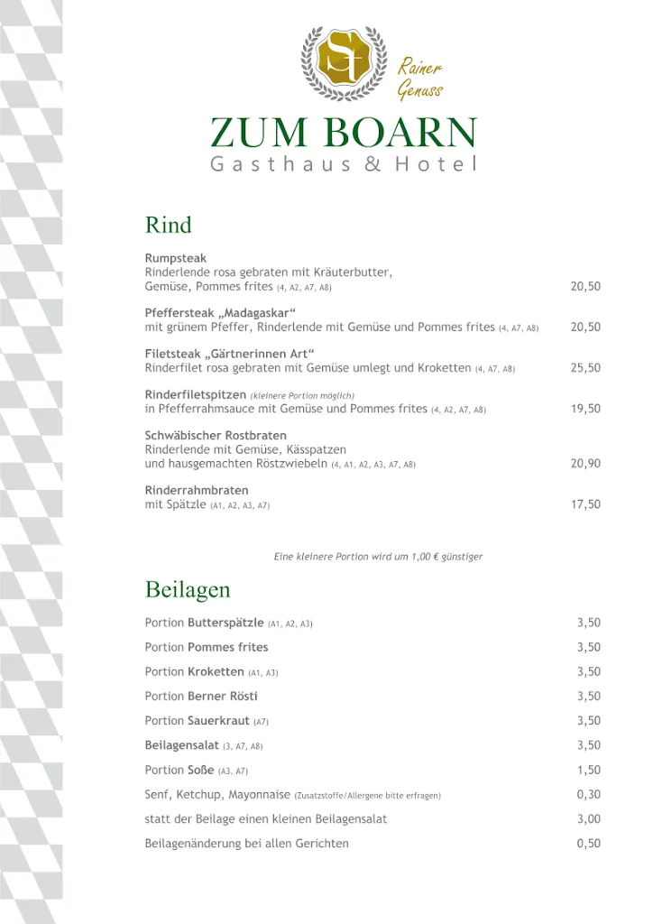 Menu_Gasthaus & Hotel 