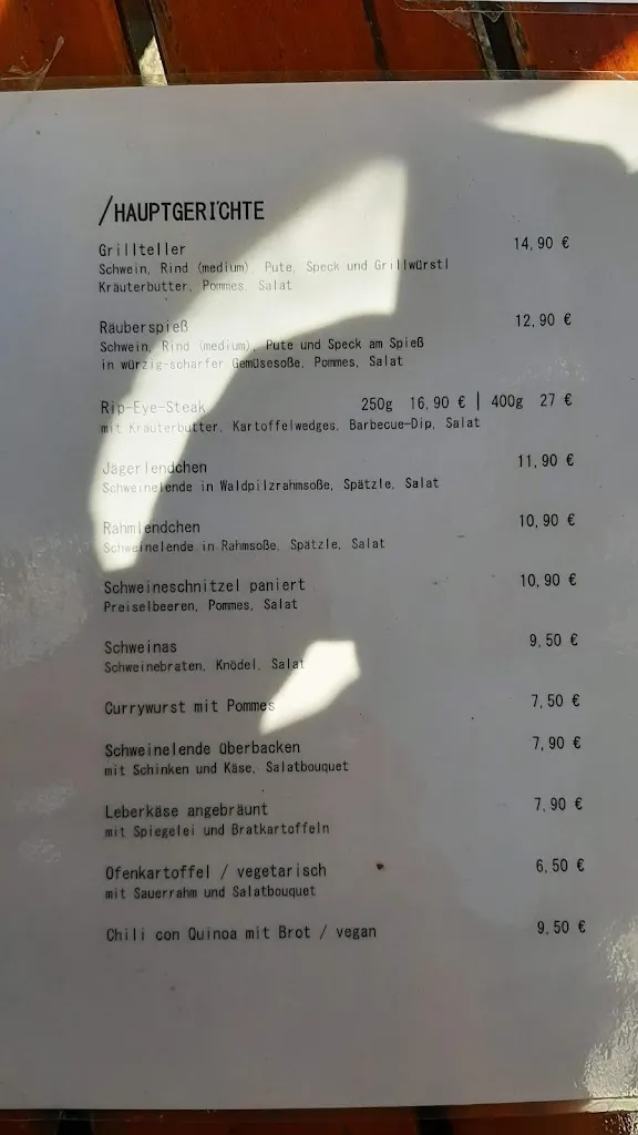 Menu_Berggasthof Hinhart_Regen_immagine_2