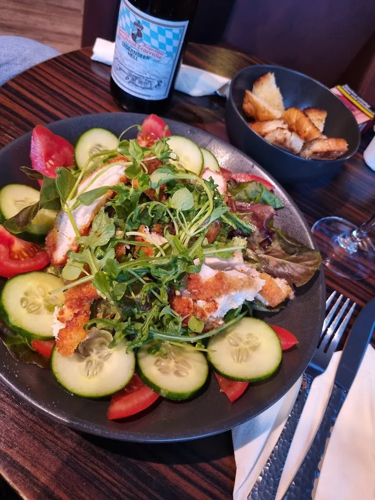Downtown restaurant in Rain