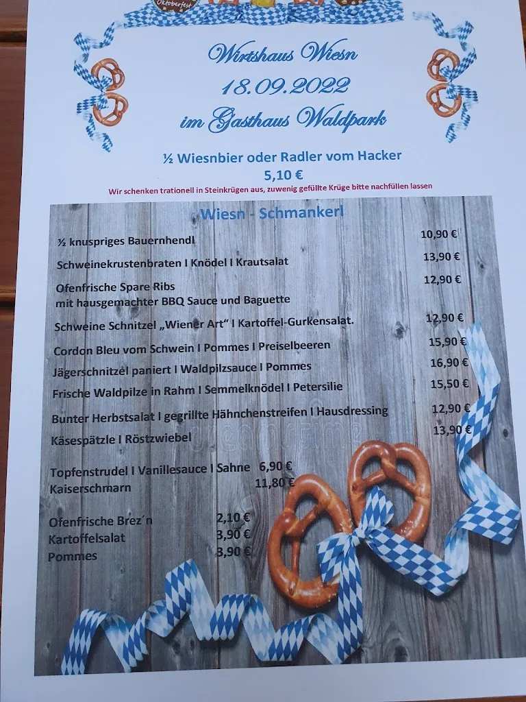 Menu_Restaurant Waldpark_Putzbrunn_immagine_1