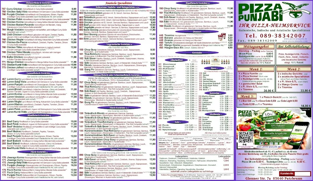 Menu_Pizza Punjabi_Putzbrunn_immagine_1