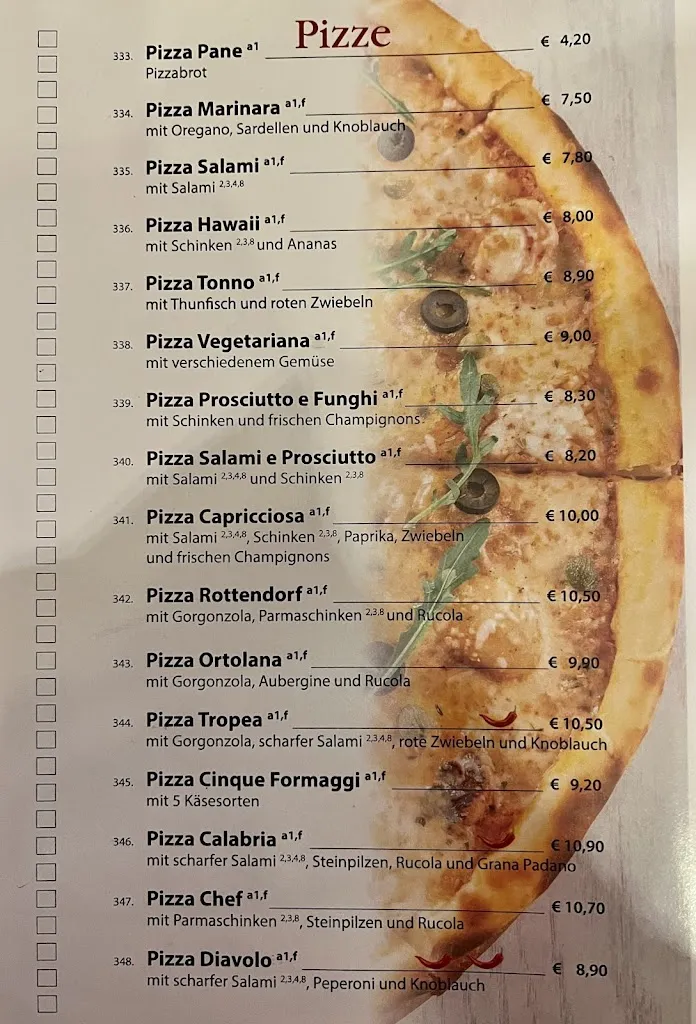 Menu_La Forchetta_Randersacker_image_1