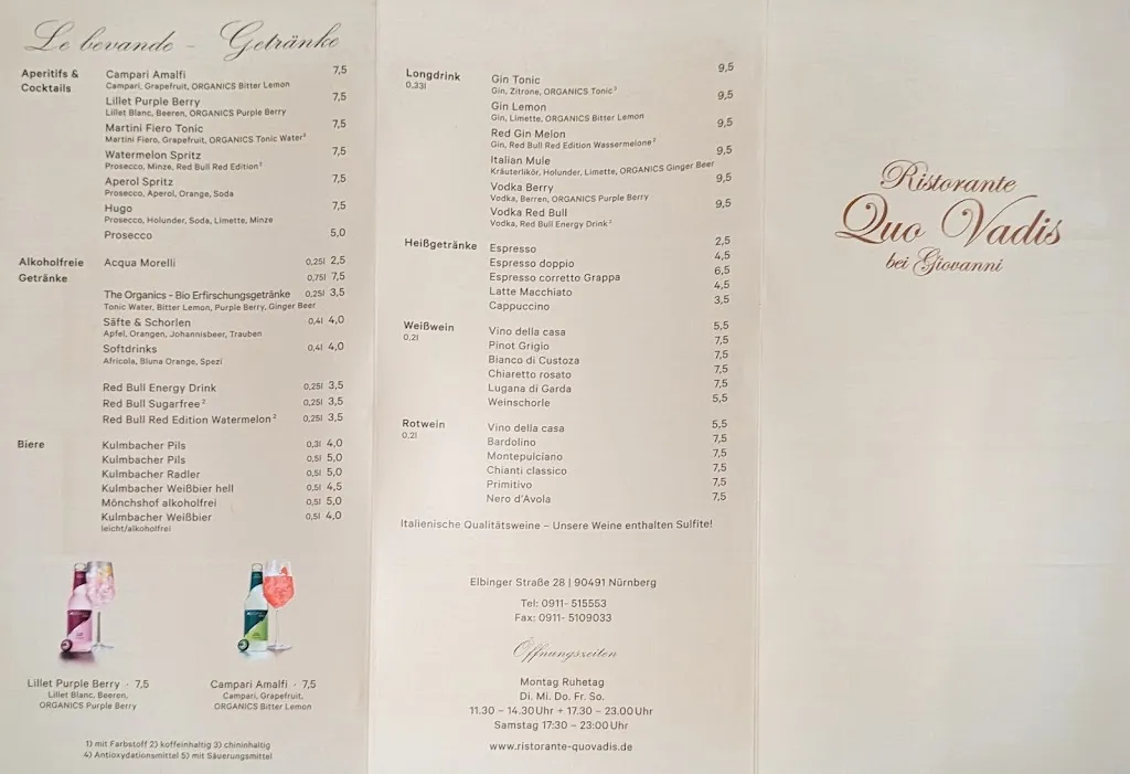 Menu_Quo Vadis_Nürnberg_immagine_1