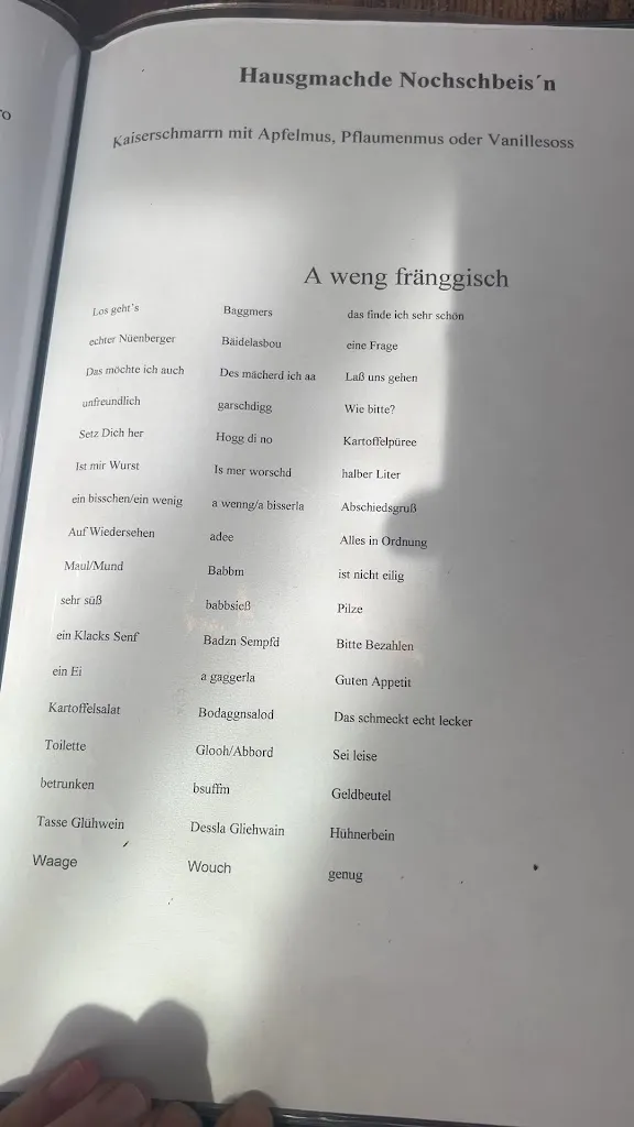 Menu_Speisegaststätte Kniedlas Hueddn_Nürnberg_image_1