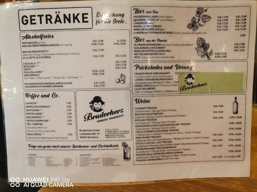 Menü_Bruderherz - Brauwerkstatt | Speis und Schank | Stadthotel_Nürnberg_Bild_2