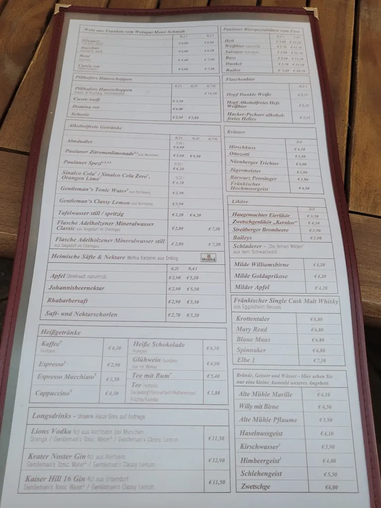 Menu_Hotel und Restaurant im Pillhofer_Nürnberg_image_1