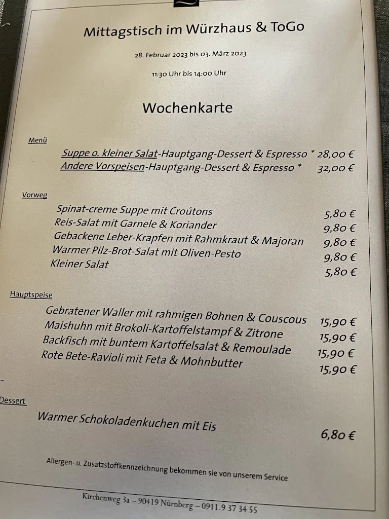 Menu_Würzhaus Restaurant Nürnberg_Nürnberg_image_4