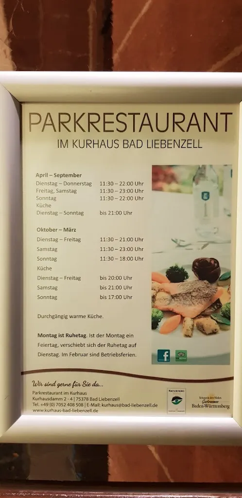 Menu_Parkrestaurant im Kurhaus Bad Liebenzell_Liebenzell_image_3