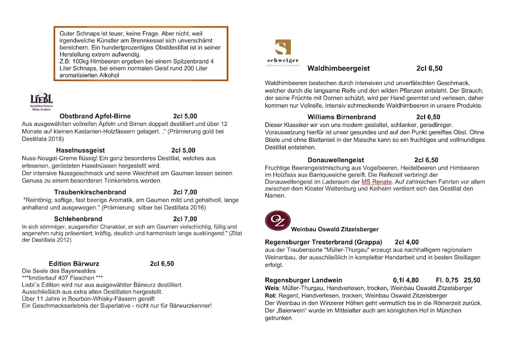 Menu_Hacker-Pschorr Wirtshaus Regensburg im alten Augustiner Kloster_Regensburg_immagine_1