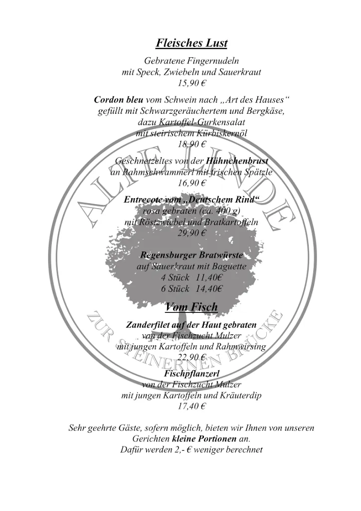 Menu_Alte Linde Regensburg_Regensburg_image_2