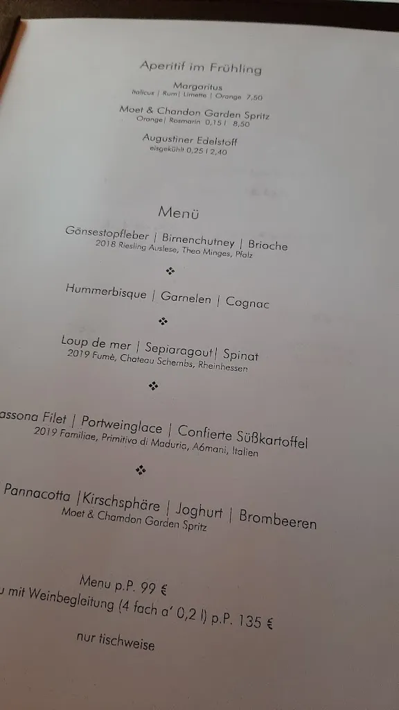 Menu_Kreutzer's Restaurant_Regensburg_image_1