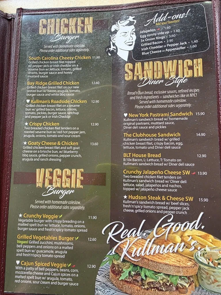 Menu_Sam Kullman's Diner Regensburg_Regensburg_image_3