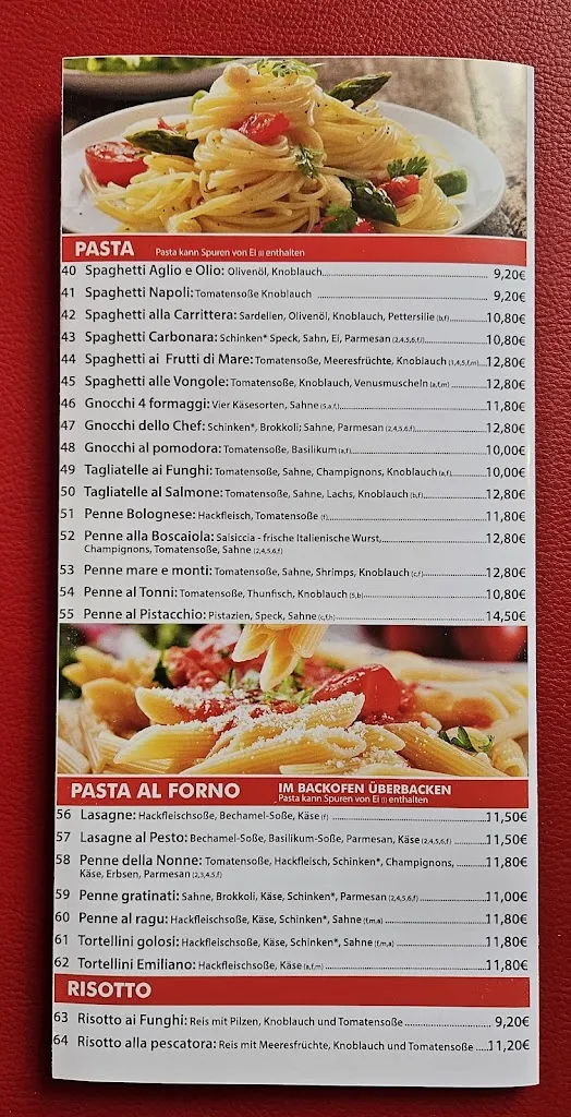 Menu_L'italiano Vero Ristorante Pizzeria & Gasthof Vero_Liebenzell_image_1