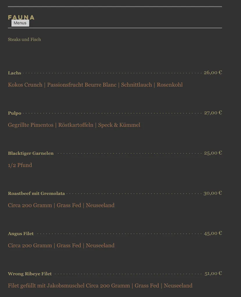 Menu_Lion Restaurant Regensburg_Regensburg_image_1