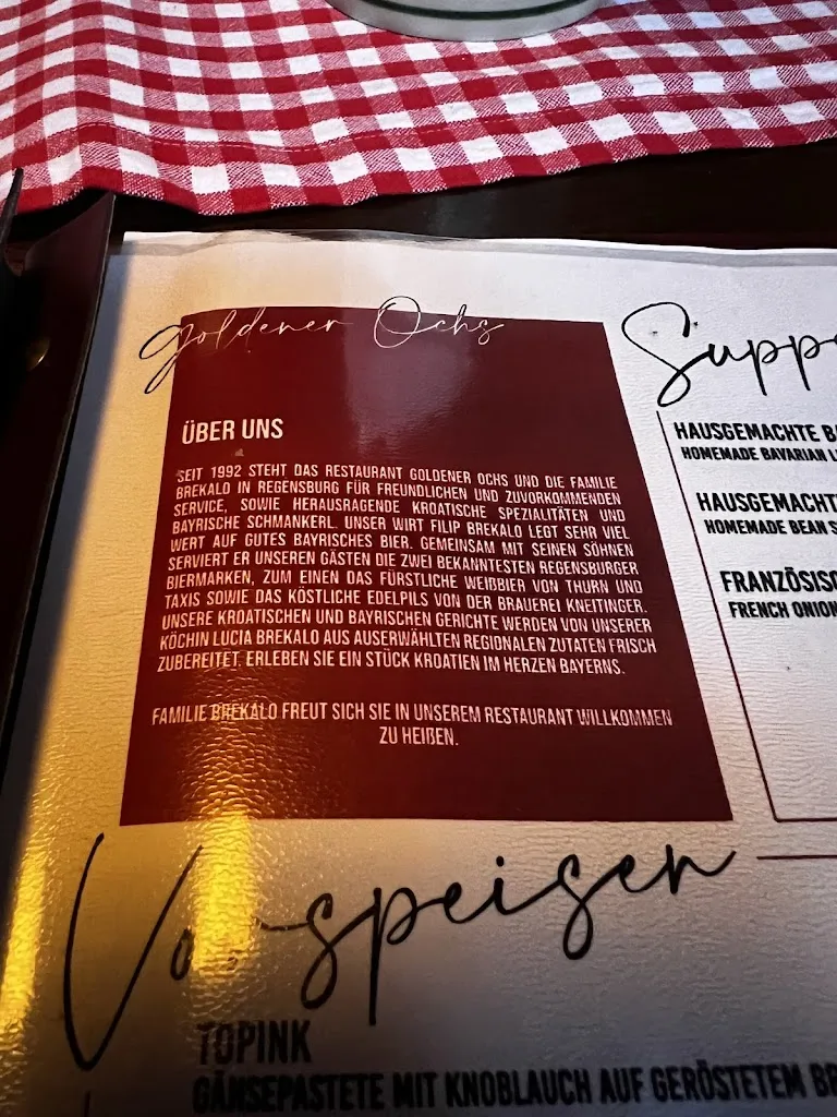 Menu_Goldener Ochs (bayerische/kroatische Küche) - Regensburg_Regensburg_image_4