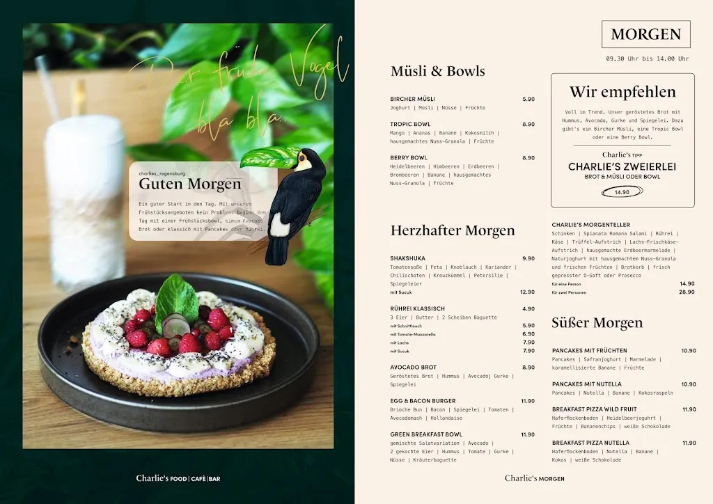 Menu_Charlie's Restaurant Café Bar_Regensburg_image_3