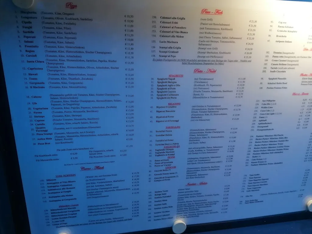 Menu_Restaurant Pizzeria Antica Mola_Regensburg_immagine_4