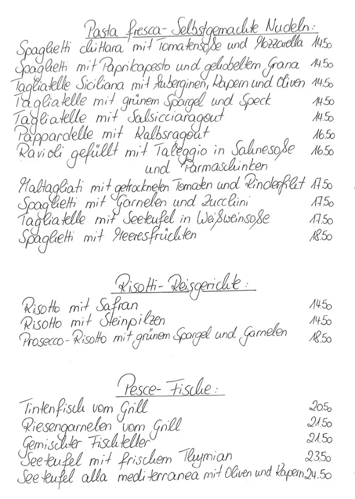 Menu_Restaurant Da Pietro e Fabio_Regensburg_immagine_1