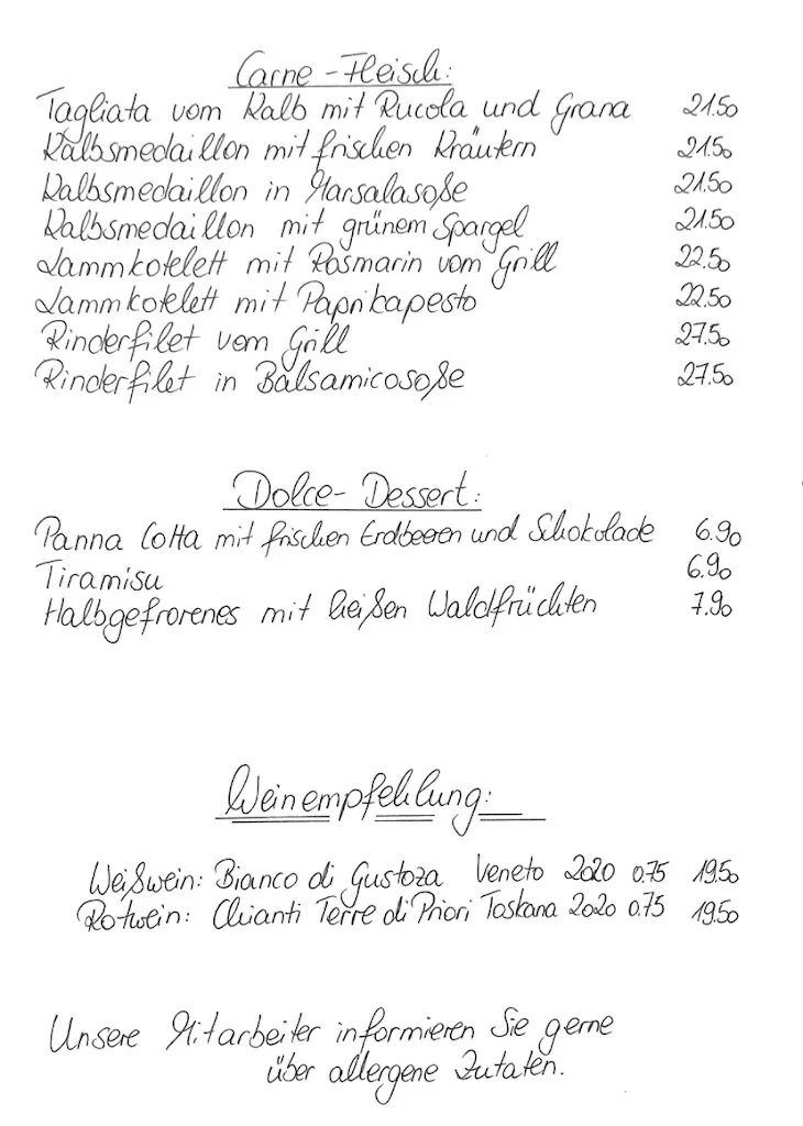 Menu_Restaurant Da Pietro e Fabio_Regensburg_immagine_4