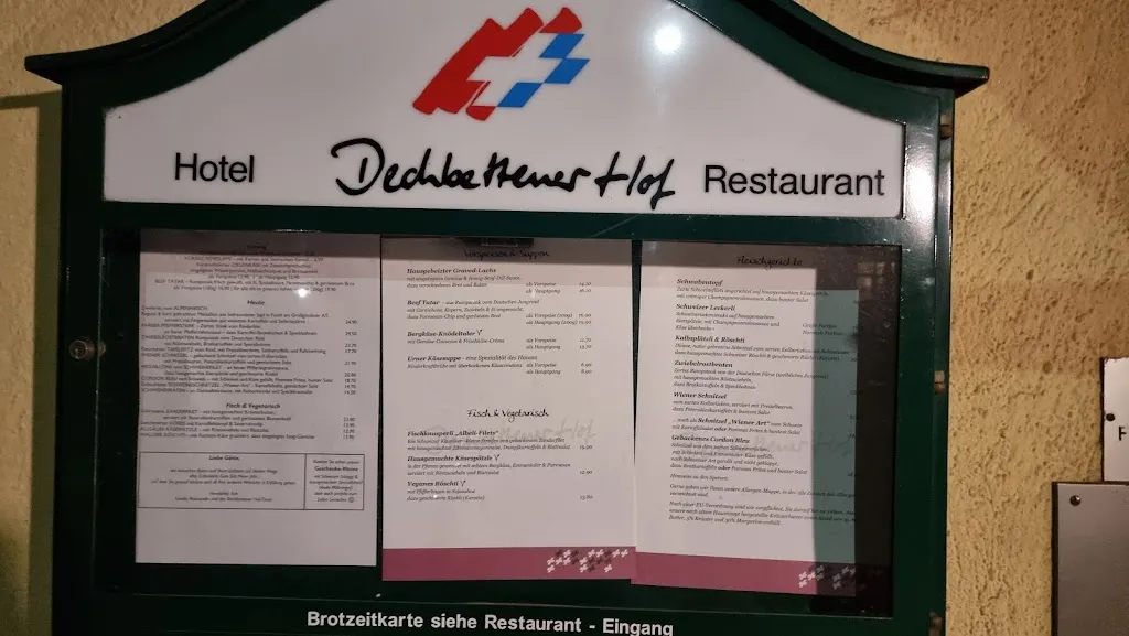 Menu_Hotel-Restaurant Dechbettener Hof | Lieferdienst: Die rasenden Schweizer_Regensburg_image_1