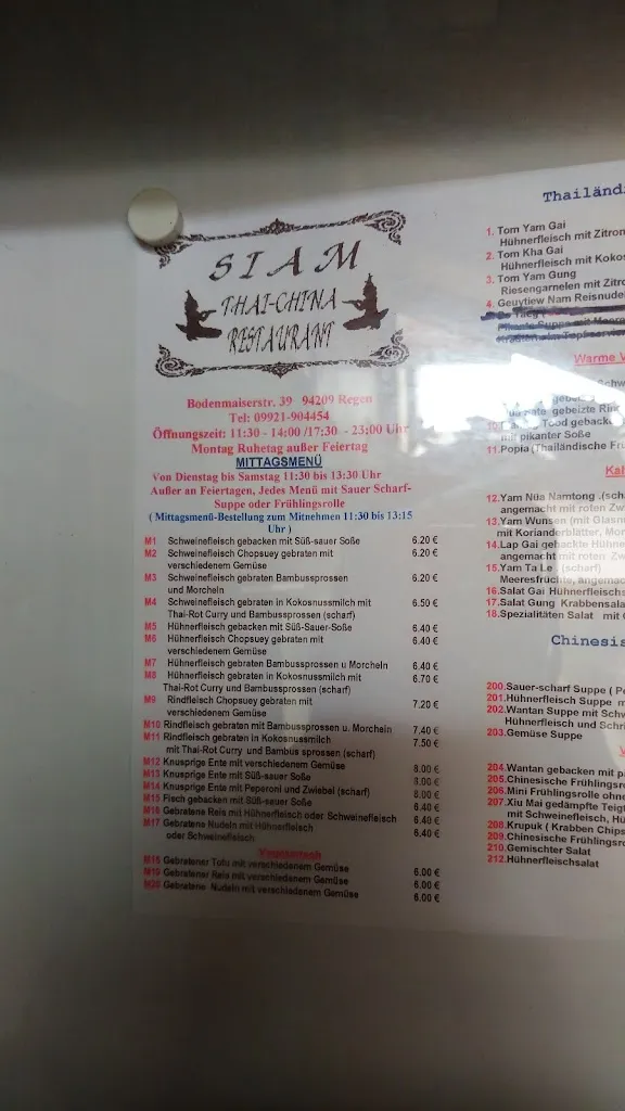 Menu_Siam-Thai Restaurant_Regen_immagine_3