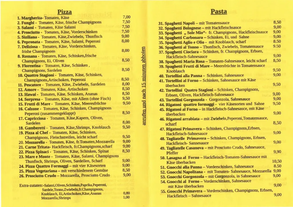 Menu_Sole Mio Italian Restaurant_Regensburg_image_2