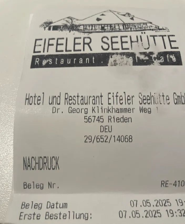 Guido Karp_Hotel Restaurant Café Eifeler Seehütte_Rieden_review