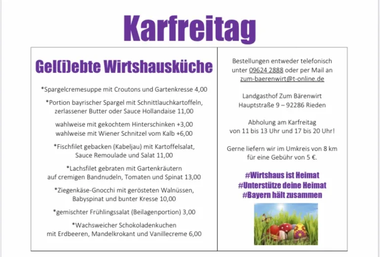 Menu_Landgasthof Zum Bärenwirt_Rieden_image_1
