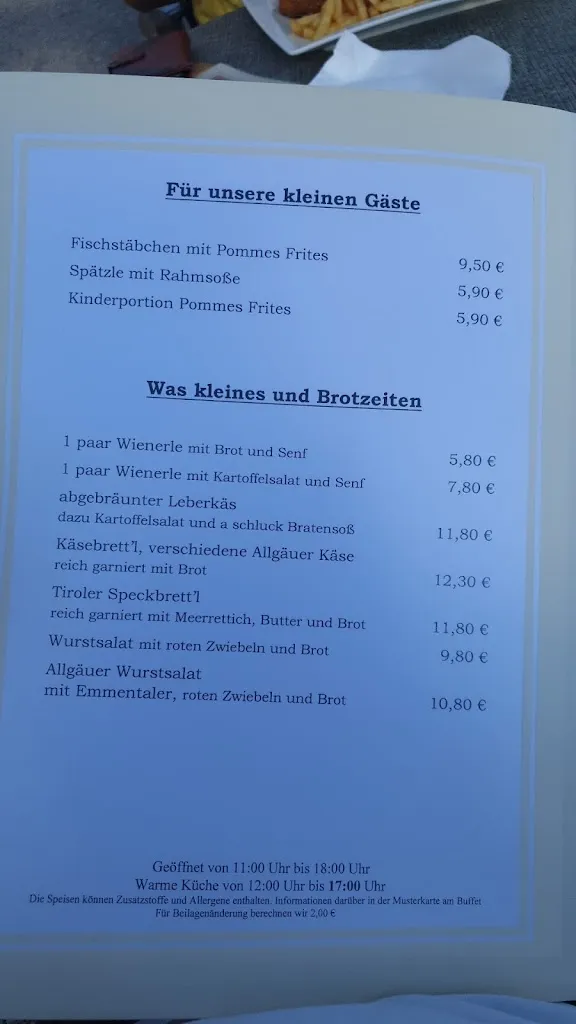 Menu_Cafe Maria_Forggensee_immagine_2