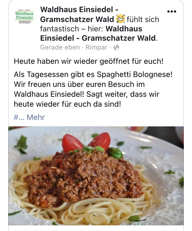 Menu_Waldhaus Einsiedel_Rimpar_immagine_4