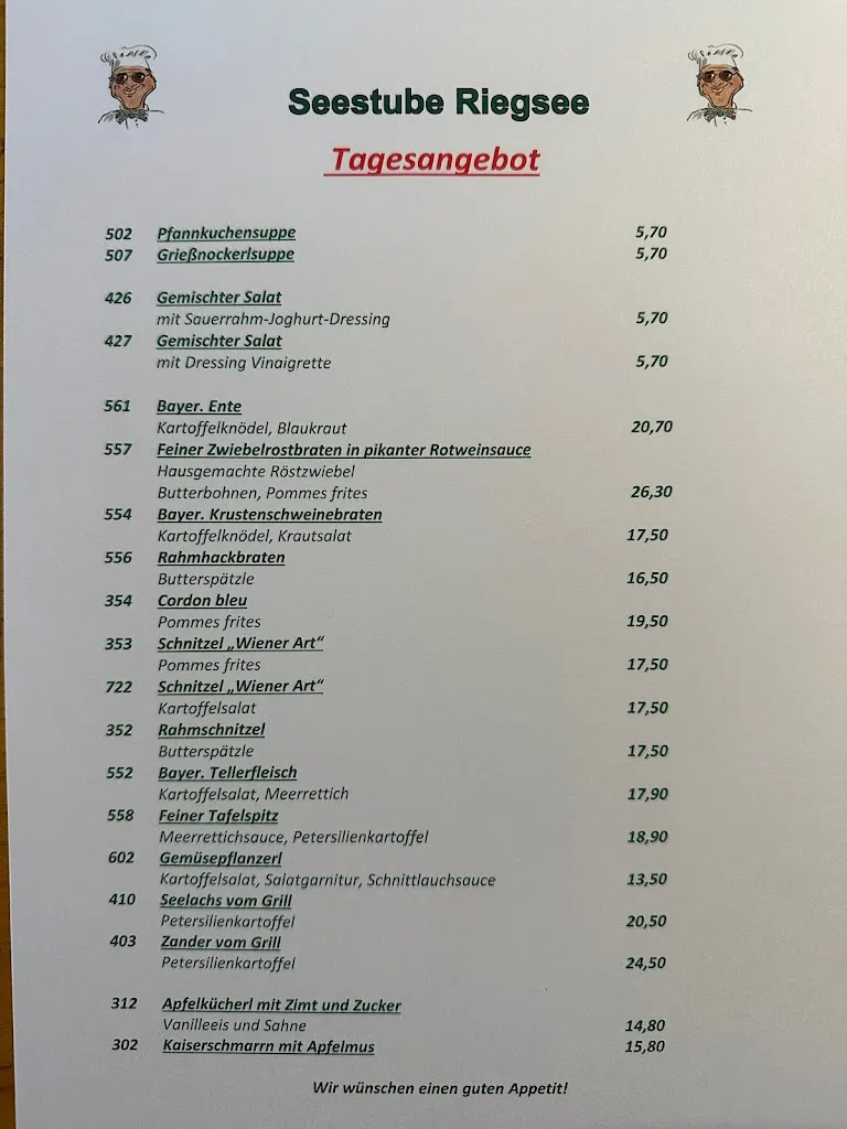 Menu_Seestube Riegsee_Riegsee_image_2