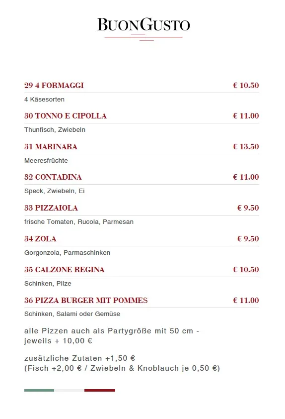 Menu_BuonGusto - Ristorante Pizzeria Murnau_Staffelsee_image_2