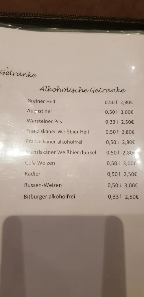 Menu_Ristorante / Pizzeria Bella Italia_Roding_immagine_1