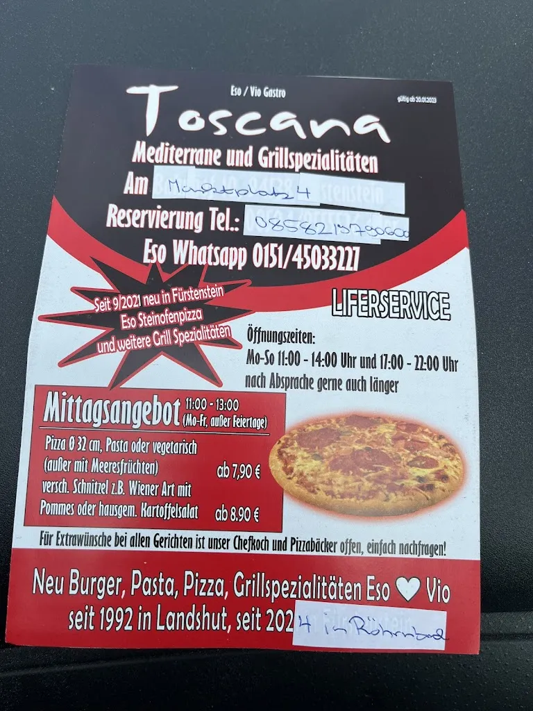 Menu_Toscana Röhrnbach_Röhrnbach_immagine_1