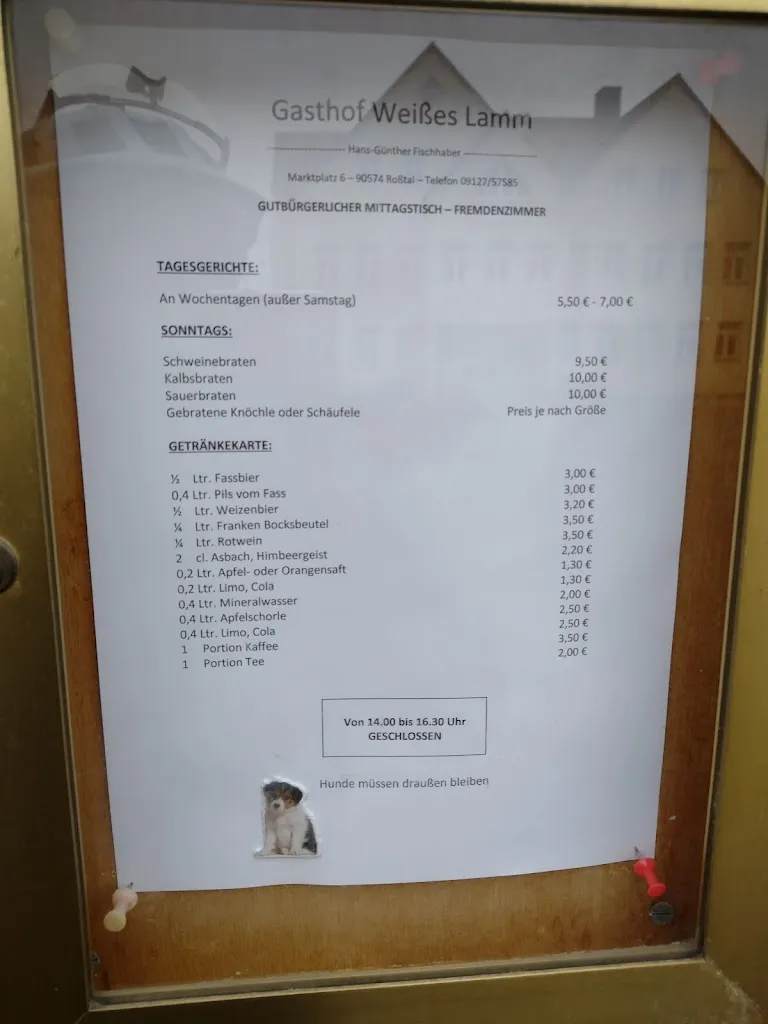 Menu_Gasthof Weißes Lamm_Roßtal_image_2