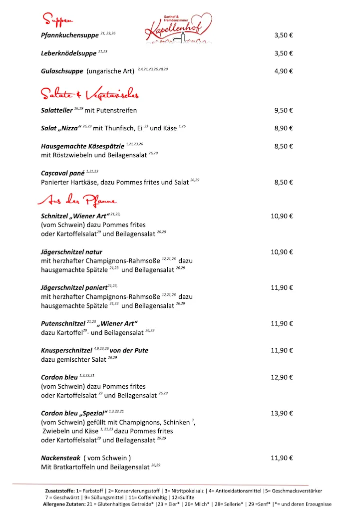 Menu_Gasthof Kapellenhof_Roßtal_immagine_1