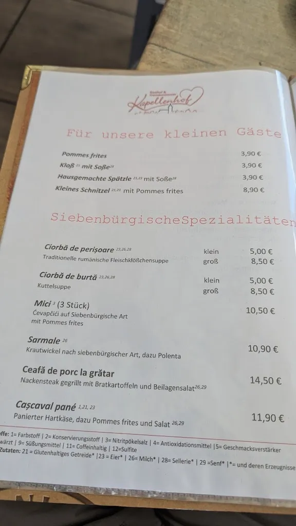 Menu_Gasthof Kapellenhof_Roßtal_immagine_2