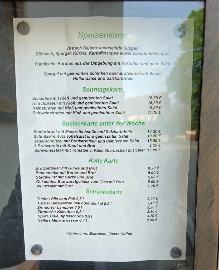 Menu_Gasthof Kressenhof_Roßtal_image_1