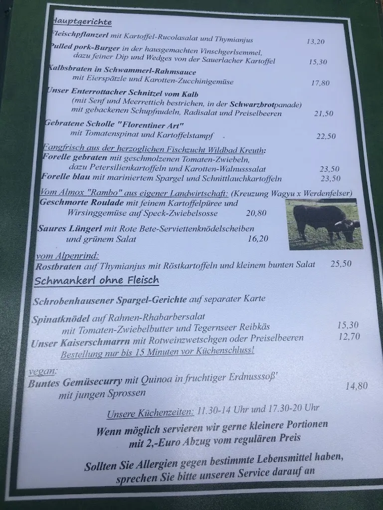 Menu_Cafe Restaurant Angermaier_Rottach-Egern_immagine_1