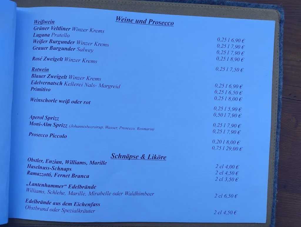 Menu_Berggasthof Moni-Alm GmbH_Rottach-Egern_image_1