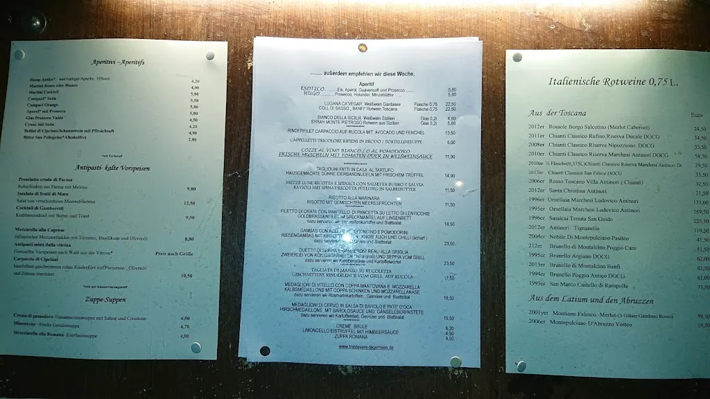 Menu_Ristorante Trastevere_Tegernsee_image_4