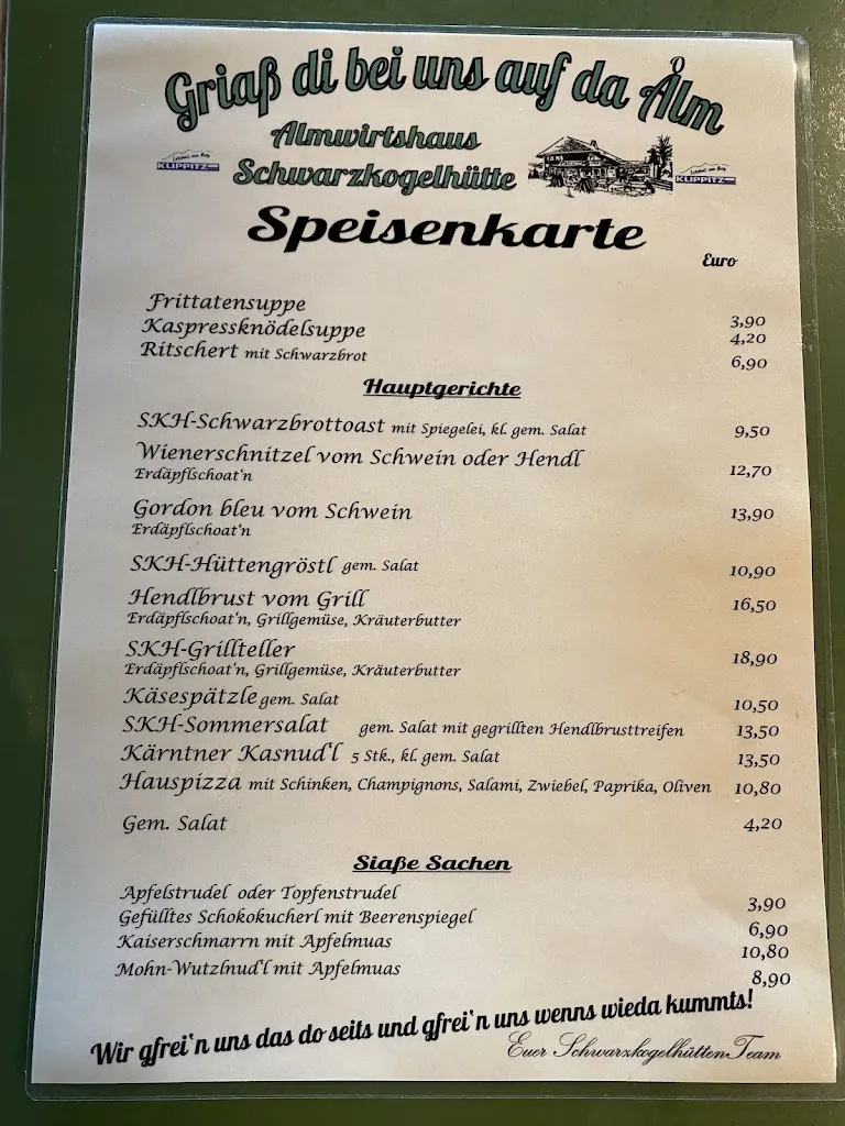Menu_„Almwirtshaus Schwarzkogelhütte“_Austria_image_1