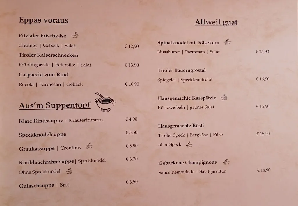 Menu_Restaurant s´Pfandl Pitztal_Austria_image_1