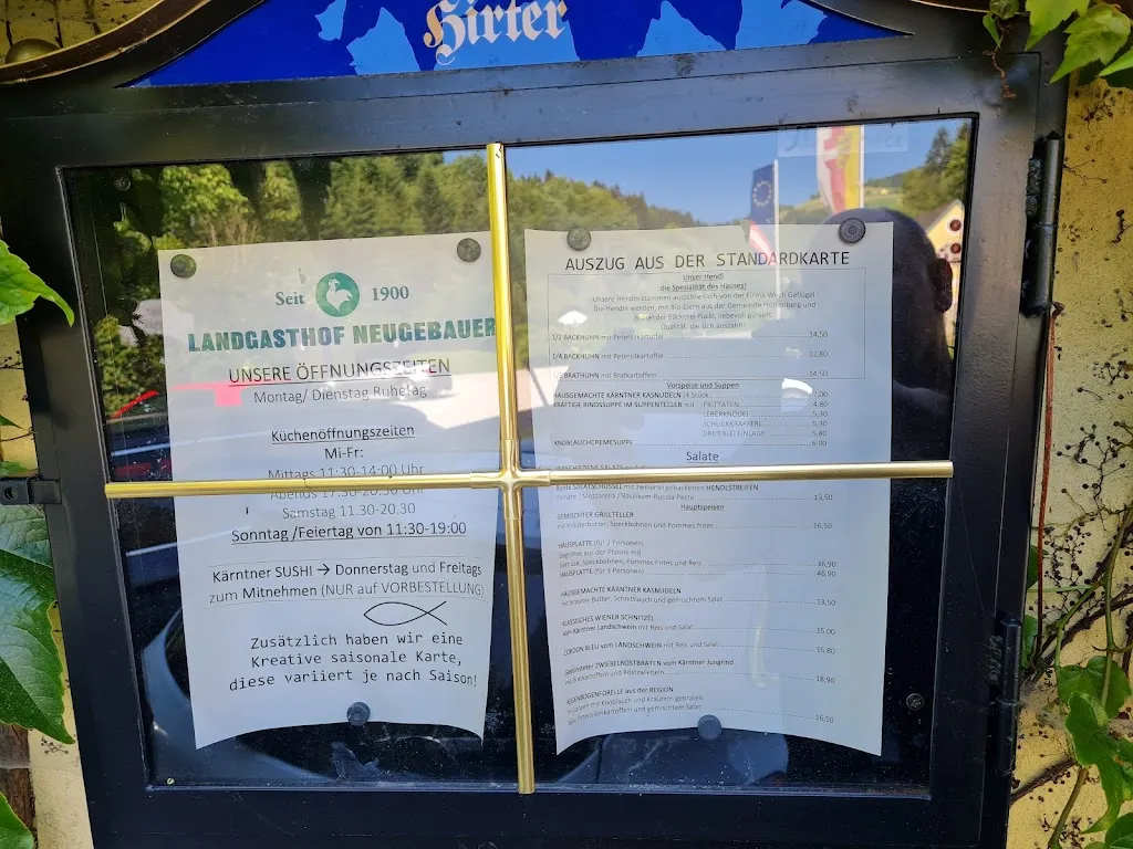 Menu_Landgasthof Neugebauer_Austria_image_1