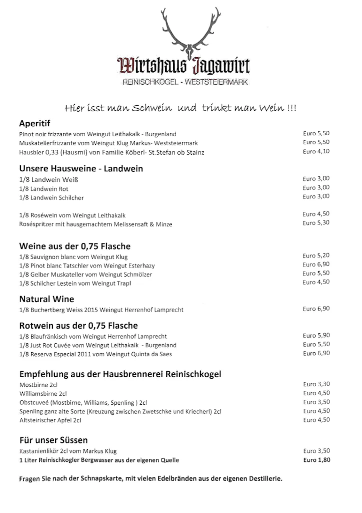 Menu_Wirtshaus Jagawirt_Austria_immagine_1