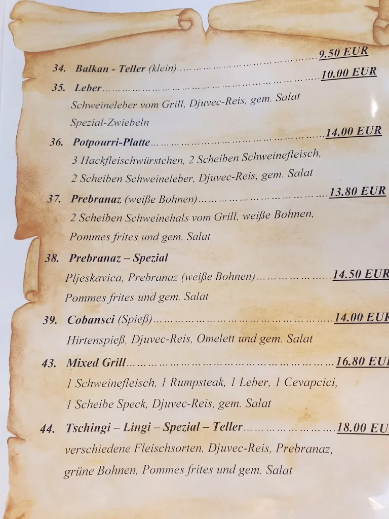 Menu_Restaurant Sarajevo_Nürnberg_immagine_1