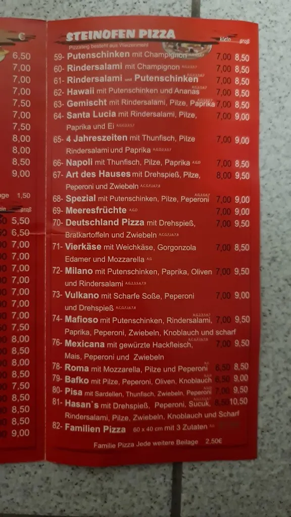 Menu_Döner-Pizza-Kebab Hasans_Schussenried_immagine_3